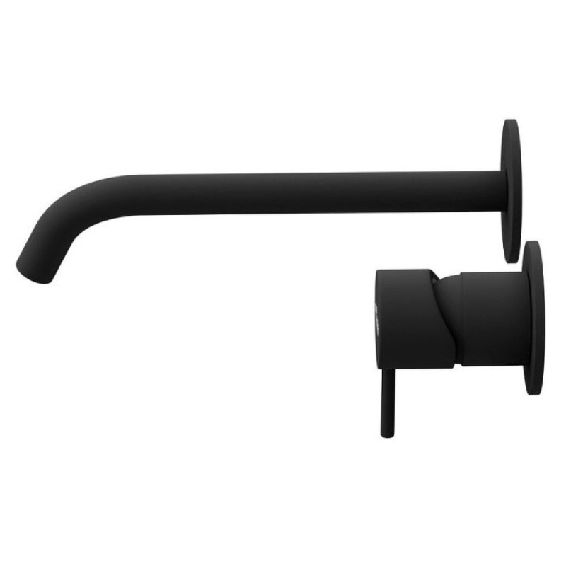 Смеситель для раковины Cezares Leaf-BLI2-L-NOP, черный матовый