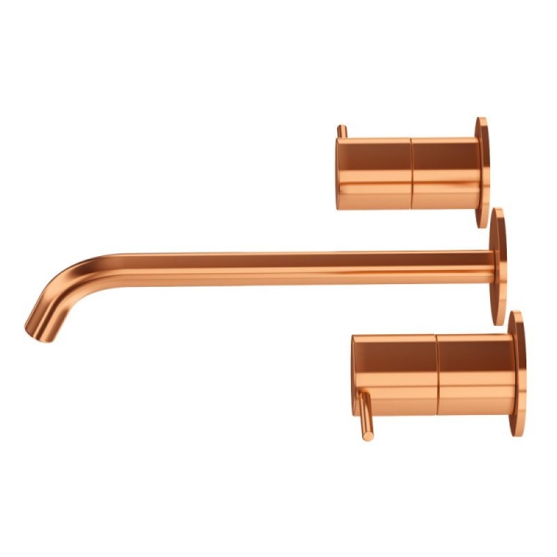 Смеситель для раковины Cezares LEAF-BLI3L-20-L-SS, бронза