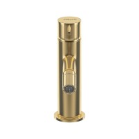 Смеситель для биде Cezares LEAF-BSM-L-SR, с донным клапаном, золото