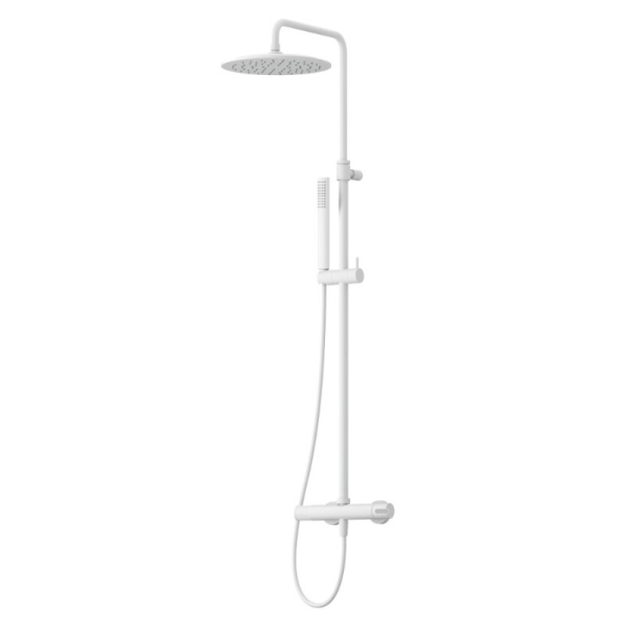 Душевая система Cezares LEAF-CDA-30-BIO, цвет белый матовый