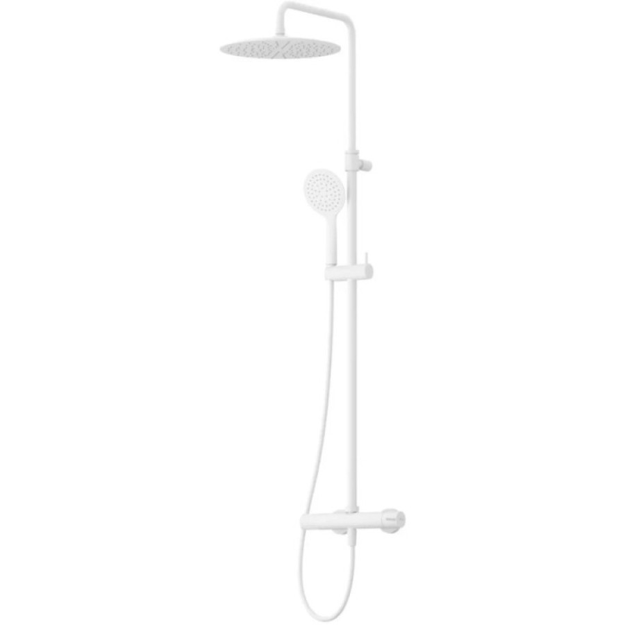 Душевая система Cezares LEAF-CDA-30-L-BIO, цвет белый матовый