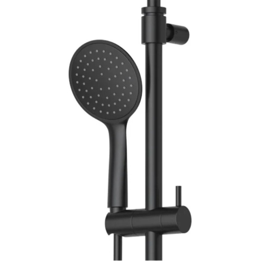 Душевая система Cezares LEAF-CDA-30-L-NOP, цвет черный матовый