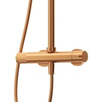 Душевая система Cezares LEAF-CDA-30-L-SS, цвет бронза