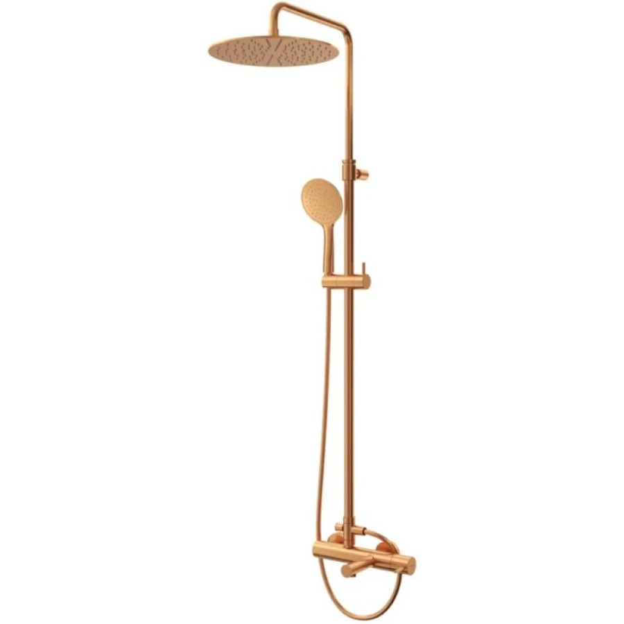 Душевая система Cezares LEAF-CVDA-30-L-SS, цвет бронза