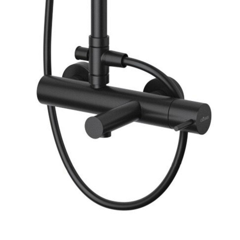 Душевая система Cezares Leaf-CVDA-30-NOP, черный матовый