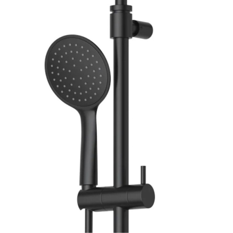 Душевая система Cezares Leaf-CVDA-30-NOP, черный матовый
