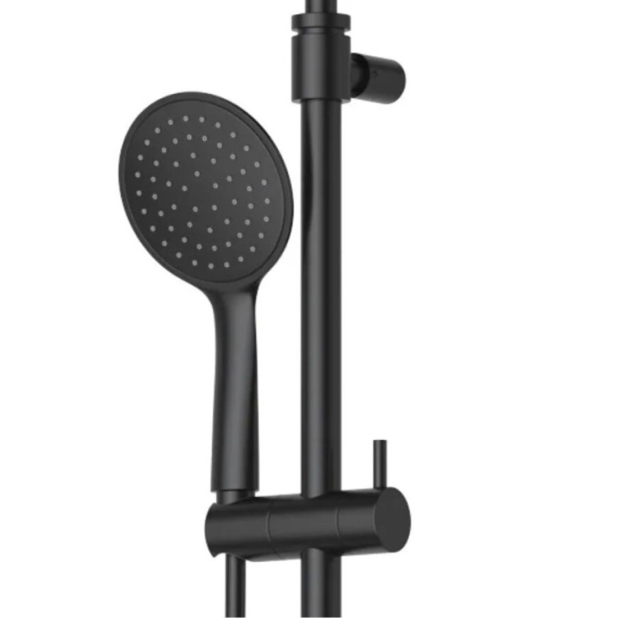 Душевая система Cezares Leaf-CVDA-30-NOP, черный матовый