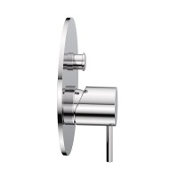 Смеситель для душа Cezares LEAF-VDIM-L-01, хром