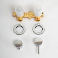 Смеситель для душа Cezares LEAF-VDIM3-L-01, хром