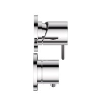 Смеситель для душа Cezares LEAF-VDIM3-L-01, хром