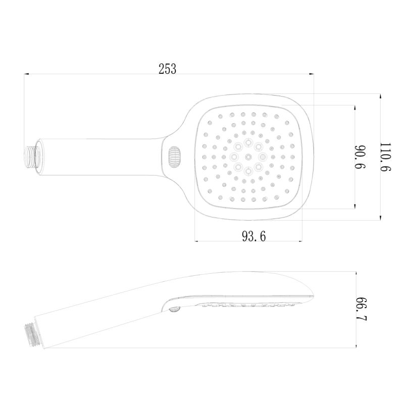 Ручной душ Lemark LM1013C Хром