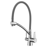 Смеситель для кухни Lemark Comfort LM3071C-Gray Хром...