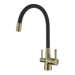 Смеситель для кухни Lemark Comfort LM3075B Бронза Че...