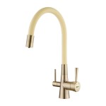 Смеситель для кухни Lemark Comfort LM3075B-Beige Бро...