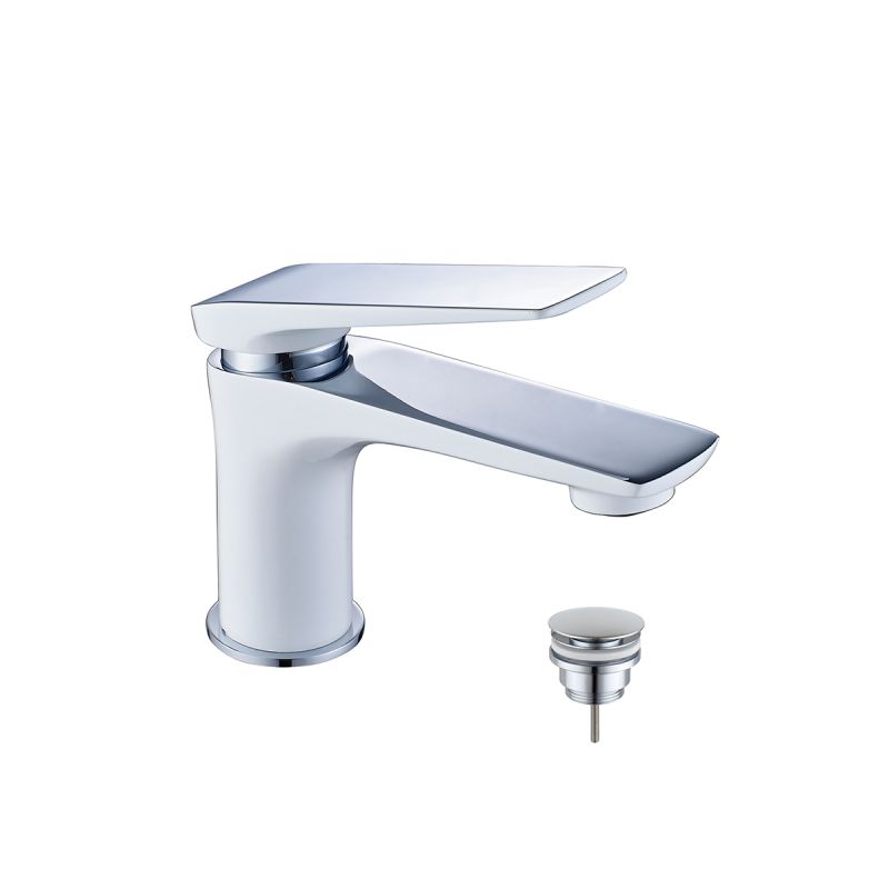 Смеситель для раковины Lemark Allegro LM5906CW Хром Белый Смеситель для раковины Lemark Allegro LM5906CW Хром Белый