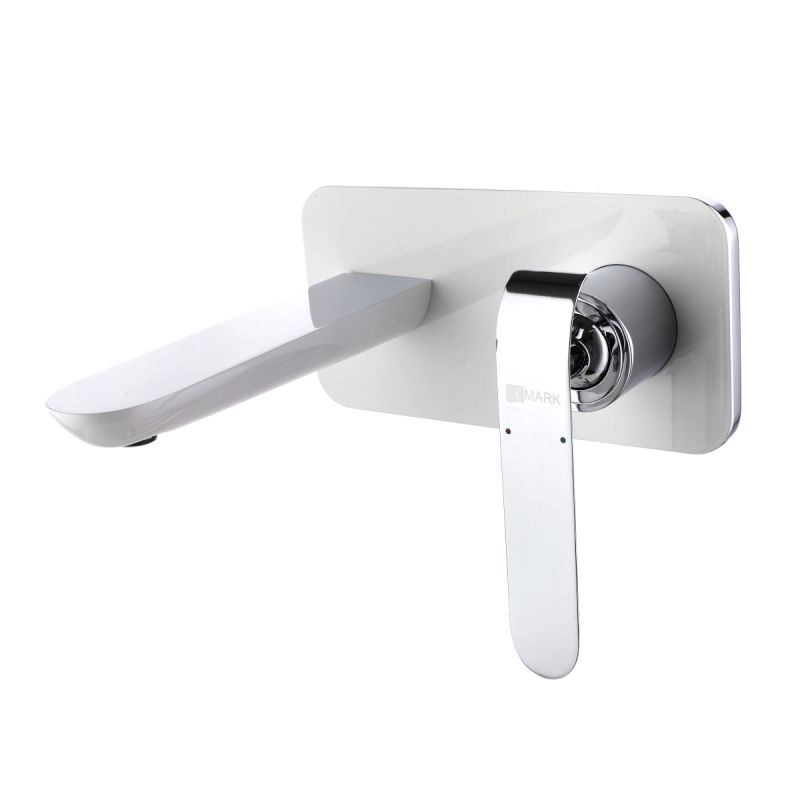 Смеситель для раковины Lemark Melange LM4926CW Белый Хром Смеситель для раковины Lemark Melange LM4926CW Белый Хром