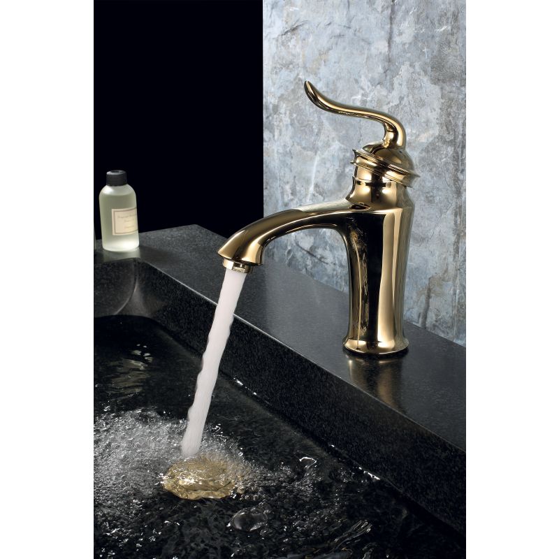 Смеситель для раковины Lemark Brava LM4706G Золото