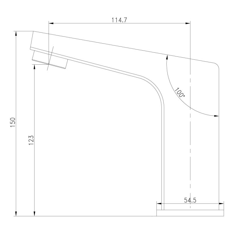 Смеситель для раковины Lemark Project LM4650CE Хром