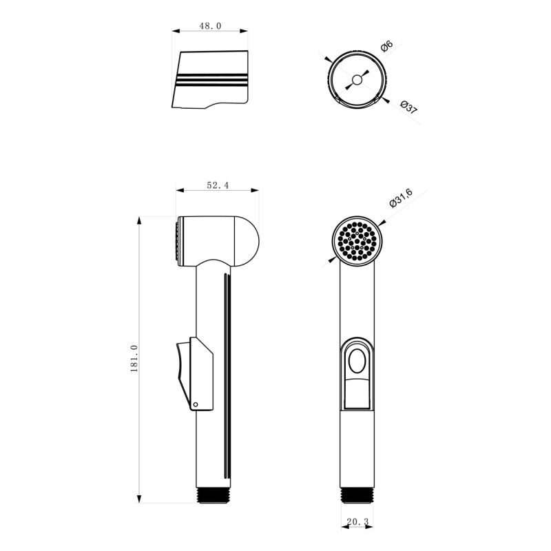 Гигиенический душ Lemark LM8059C Хром