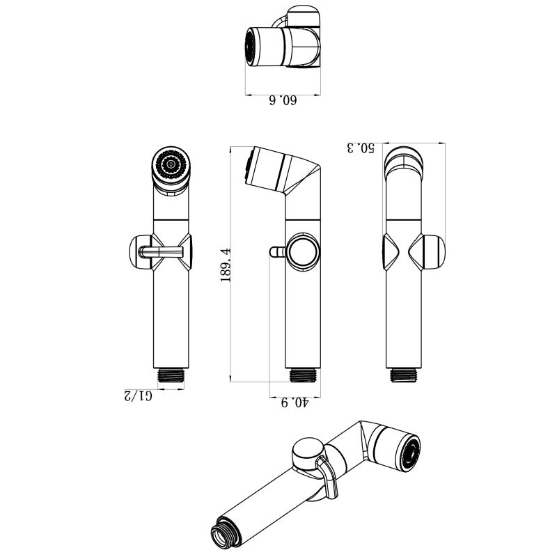 Гигиенический душ Lemark LM8093C Хром