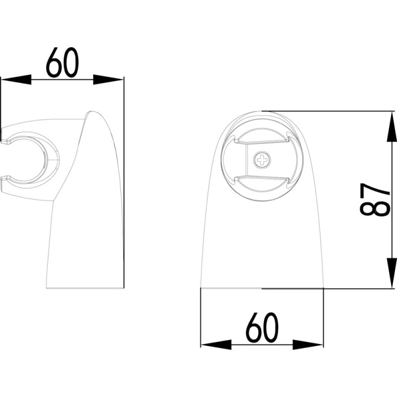 Держатель для душа Lemark LM8012C Хром