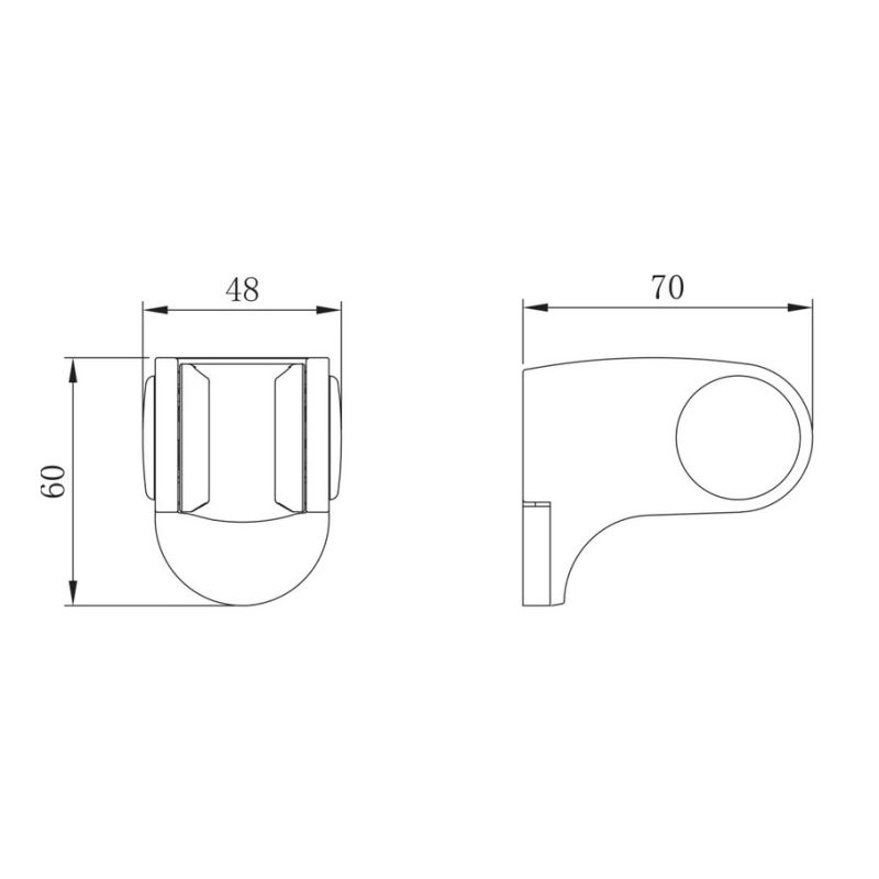 Держатель ручного душа Lemark LM8083C Хром