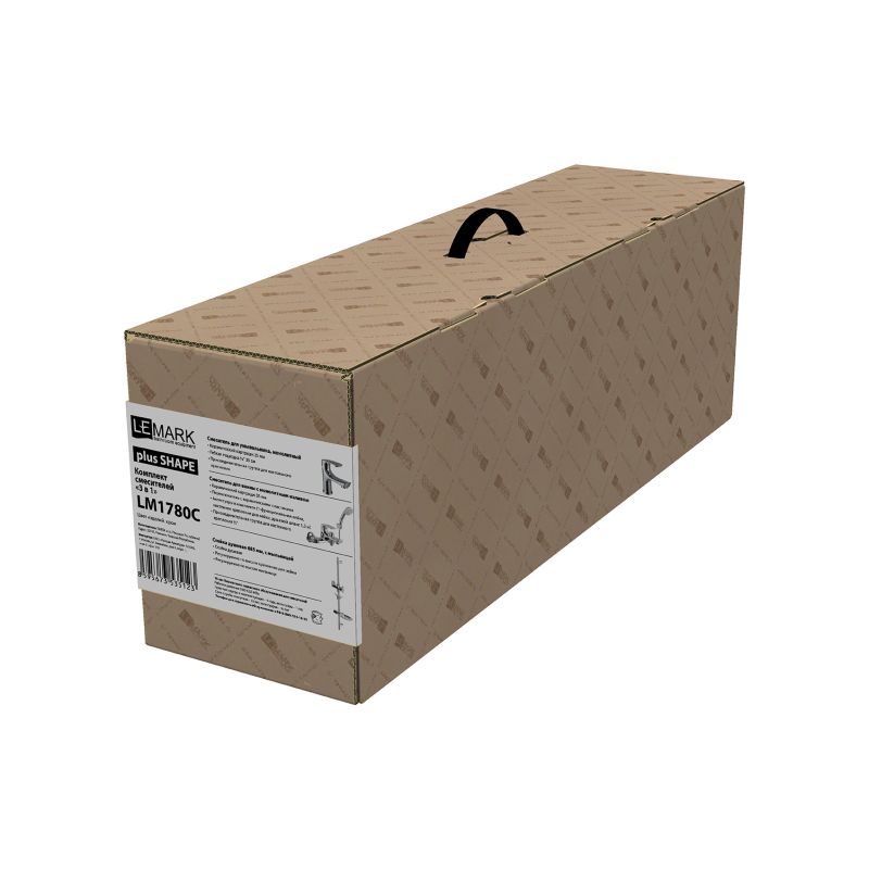 Комплект смесителей Lemark Plus Shape LM1780C Хром