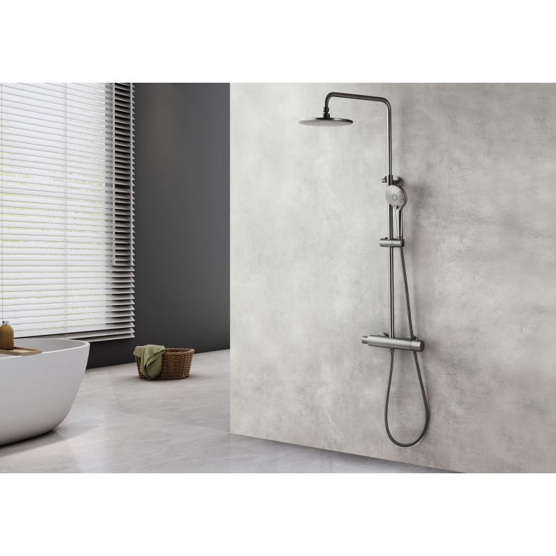 Душевая система Lemark Bronx LM3770GM Графит