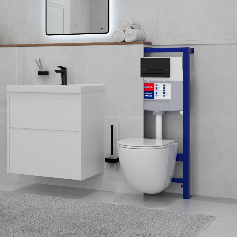Инсталляция Lemark Peneda Expert 9812002 для унитаза без клавиши смыва