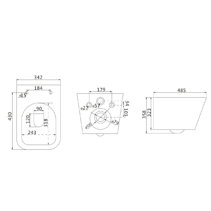 Унитаз Lemark Florex 9614001 подвесной Белый глянец с сиденьем Микролифт