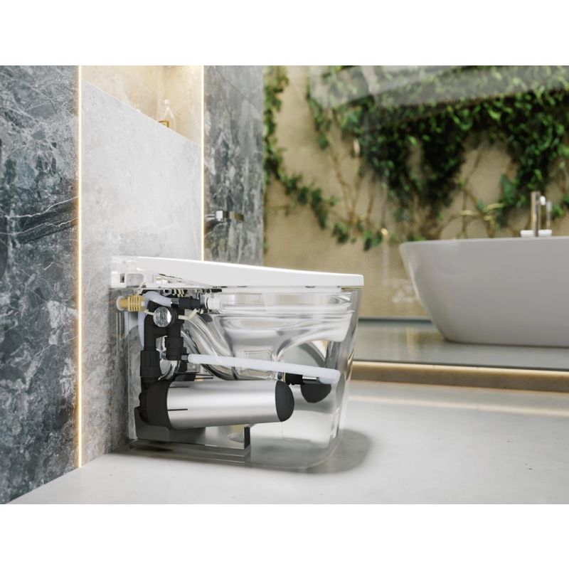 Унитаз Lemark Swiss Aqua Technologies SATOFSHFS2 приставной с сиденьем Микролифт