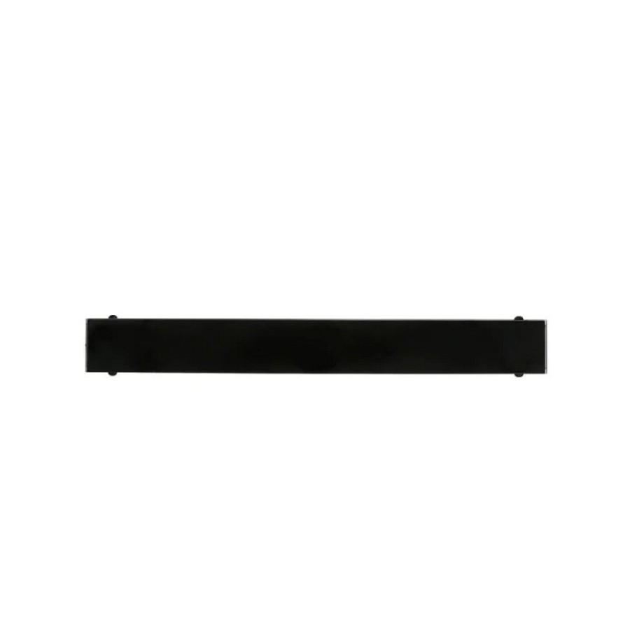 Дренажный канал ALMAes Laguna 80 см, LG80BL, решетка под плитку, нержавеющая сталь/стекло, цвет черный