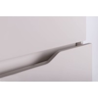 Тумба с раковиной Orange Line Li-100TuL+Ra, подвесная, латте матовый Soft Touch