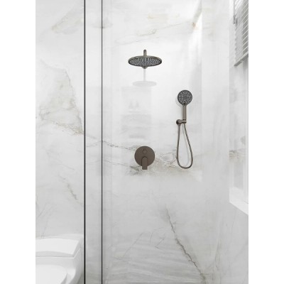 Душевая система Veconi Licata, LI-400-GR-C4, графит