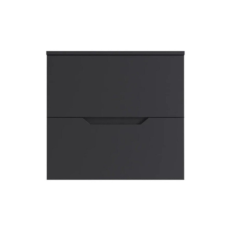 Тумба под раковину Orange Line 60 см, Li-60TugMDF, подвесная, цвет графит матовый Soft Touch