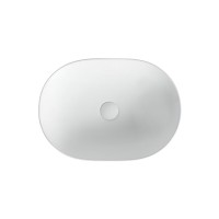 Тумба с раковиной Orange Line Li-60TuwMDF+B05-480W, 60 см, подвесная, цвет белый матовый Soft Touch