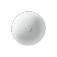 Тумба с раковиной Orange Line Li-60TuwMDF+B07-345W, 60 см, подвесная, цвет белый матовый Soft Touch