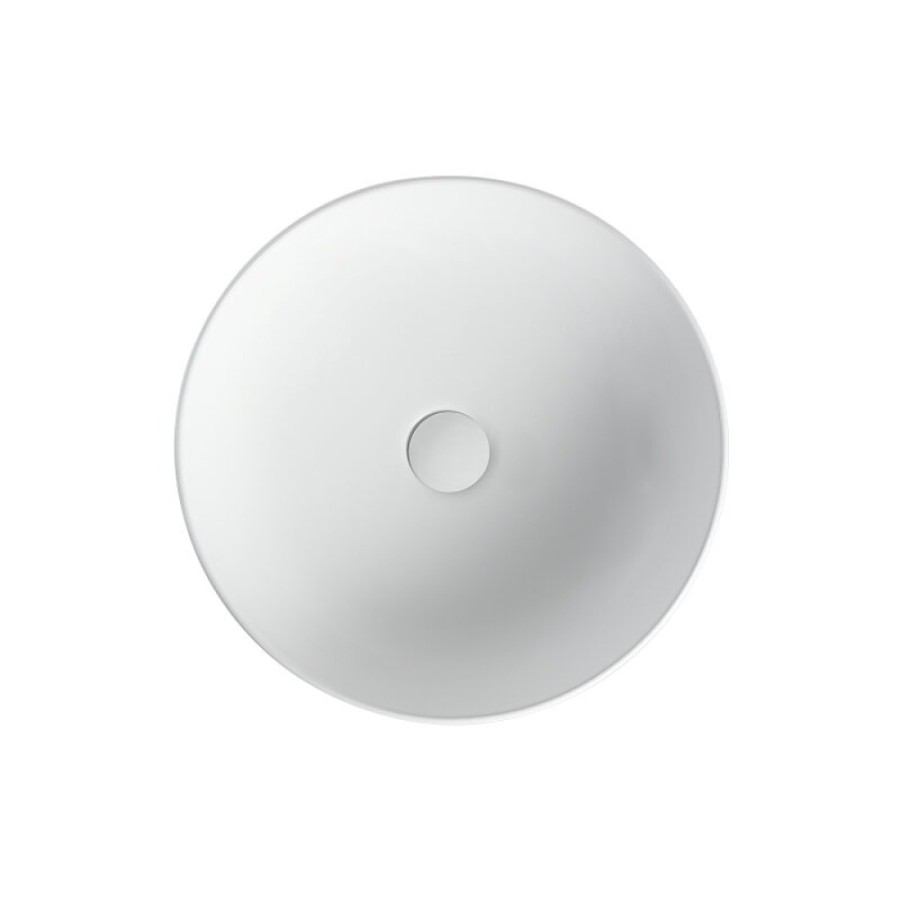 Тумба с раковиной Orange Line Li-60TuwMDF+B07-420W, 60 см, подвесная, цвет белый матовый Soft Touch