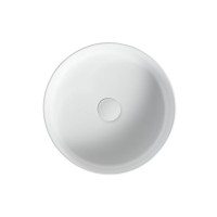 Тумба с раковиной Orange Line Li-60TuwMDF+B09-360W, 60 см, подвесная, цвет белый матовый Soft Touch