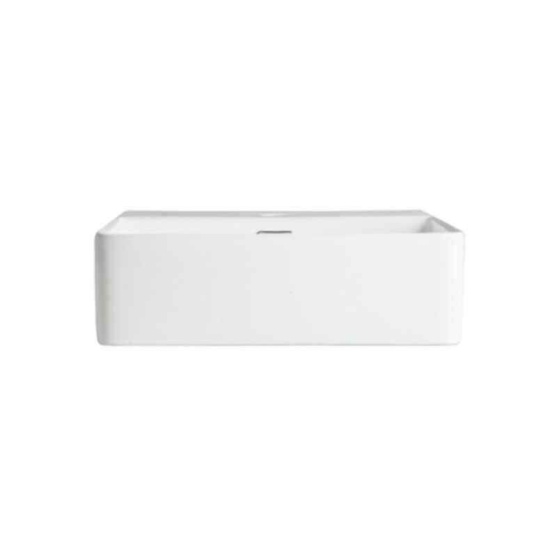 Тумба с раковиной Orange Line, Li-70TuwMDF+B04-405W, 70 см, подвесная, белая матовая