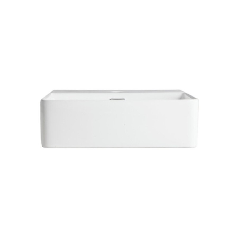 Тумба с раковиной Orange Line, Li-70TuwMDF+B04-405W, 70 см, подвесная, белая матовая