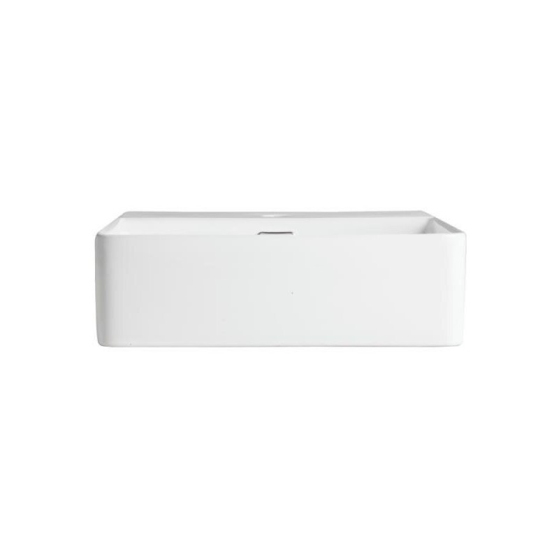 Тумба с раковиной Orange Line, Li-70TuwMDF+B04-405W, 70 см, подвесная, белая матовая