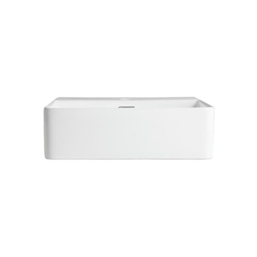 Тумба с раковиной Orange Line, Li-70TuwMDF+B04-405W, 70 см, подвесная, белая матовая