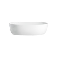 Тумба с раковиной Orange Line, Li-70TuwMDF+B05-480W, 70 см, подвесная, белая матовая