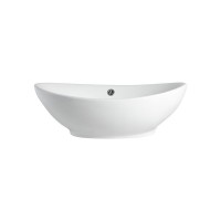 Тумба с раковиной Orange Line, Li-70TuwMDF+B08-585W, 70 см, подвесная, белая матовая