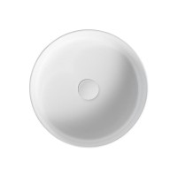 Тумба с раковиной Orange Line, Li-70TuwMDF+B09-360W, 70 см, подвесная, белая матовая