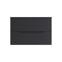 Тумба под раковину Orange Line 80 см, Li-80TugMDF, подвесная, цвет графит матовый Soft Touch