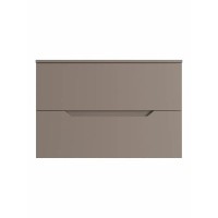 Тумба под раковину Orange Line 80 см, Li-80TuLMDF, подвесная, цвет латте матовый Soft Touch