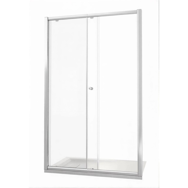 Душевая дверь Good Door Lira WTW-100-C-CH, 100 х 185 см, стекло прозрачное, профиль хром, ЛИ00001