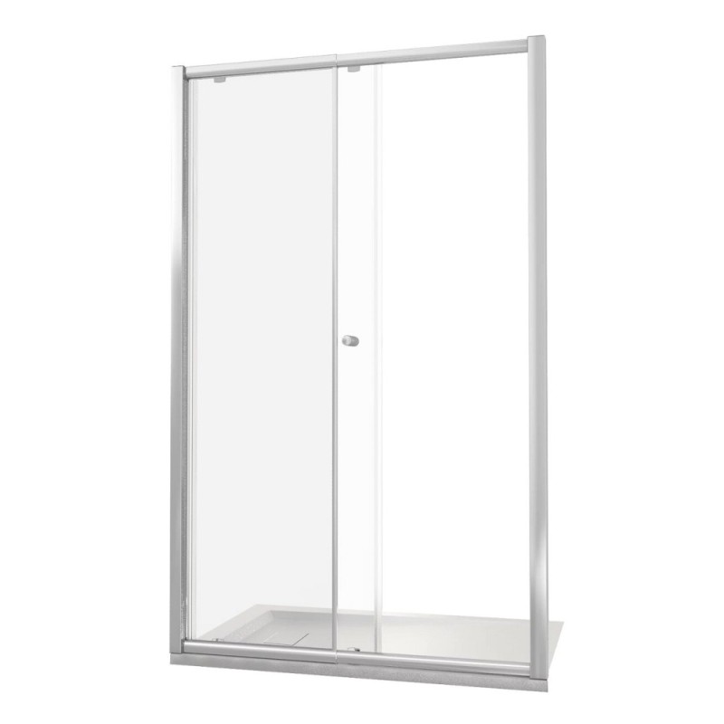 Душевая дверь Good Door Lira WTW-140-C-CH, 140 х 185 см, стекло прозрачное, профиль хром, ЛИ00005